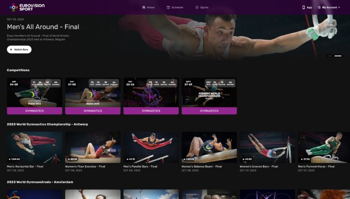 Imagen - Eurovision Sport, la nueva app para ver deporte gratis