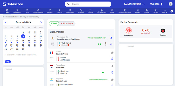 Imagen - 7 alternativas a Mis marcadores para seguir el fútbol
