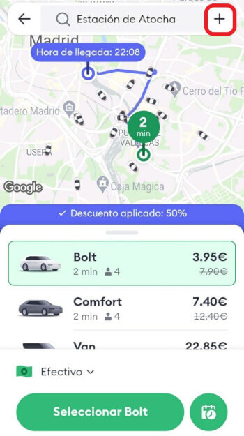Imagen - Bolt: cómo hacer un viaje con varias paradas