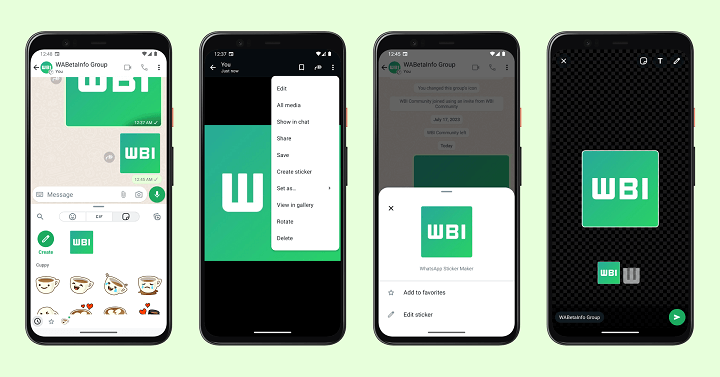 Imagen - WhatsApp ya permite crear stickers desde imágenes en la propia app