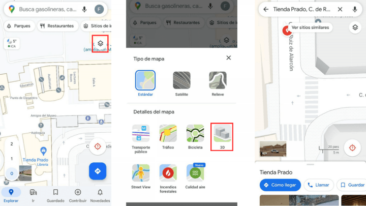 Imagen - Cómo ver Google Maps en 3D desde el móvil