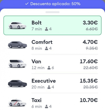 Imagen - ¿Qué es mejor? ¿Bolt o Cabify?