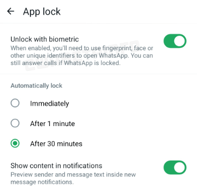 Imagen - Más privacidad para tus chats: podrás bloquear WhatsApp con el PIN del móvil