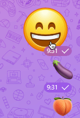 Imagen - Telegram elimina las animaciones de la berenjena y el melocotón