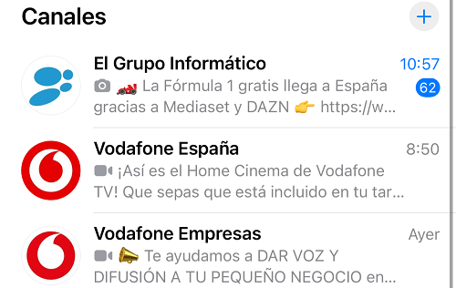 Imagen - Los clientes de Vodafone tienen dos nuevos canales en WhatsApp