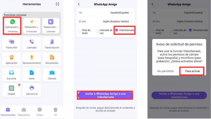 Imagen - Cómo traducir las vídeollamadas de WhatsApp