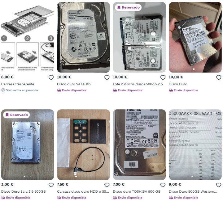 Imagen - Hay un mercado de discos duros en Wallapop y el motivo es la vuelta a la piratería
