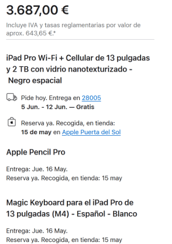 Imagen - ¿Quieres un iPad Pro &quot;full equip&quot;? El modelo más completo cuesta casi 3.700 €