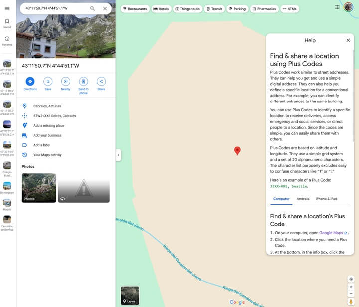 Imagen - Cómo saber las coordenadas de un lugar con Google Maps