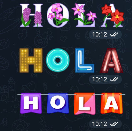 Imagen - Cómo escribir en WhatsApp con letras de colores