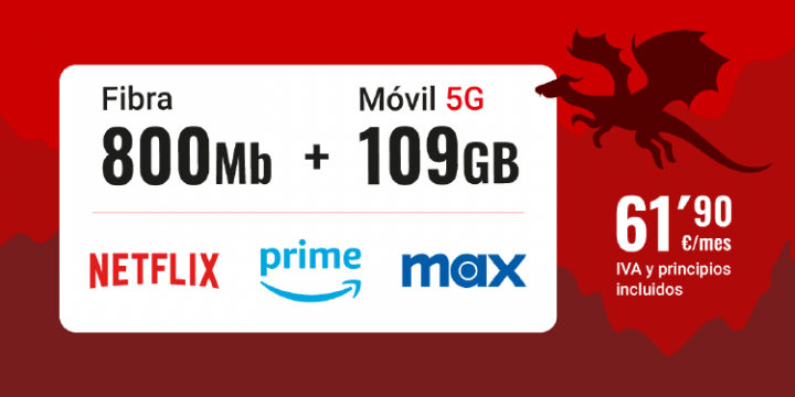 Imagen - Pepephone estrena Max en sus tarifas: ya puedes tener Netflix, Prime y Max con el operador
