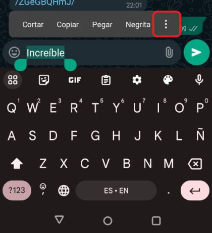 Imagen - Cómo escribir en WhatsApp con letras de colores
