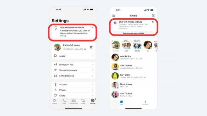 Imagen - Así cambiará WhatsApp al aplicar la DMA: se podrá hablar con usuarios de Telegram