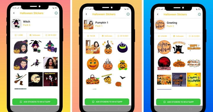 Imagen - Descarga stickers de WhatsApp para Halloween