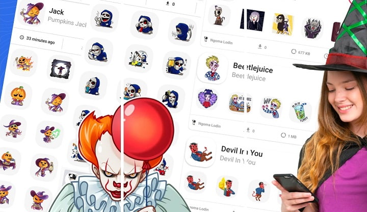 Imagen - Descarga stickers de WhatsApp para Halloween