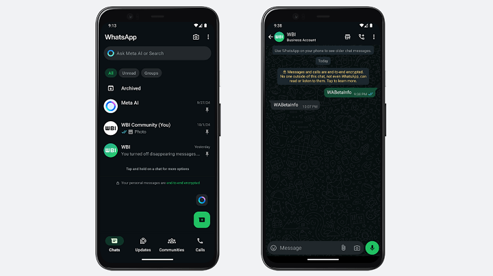 Imagen - Usar WhatsApp de noche será más cómodo: así es el nuevo tema oscuro de la app