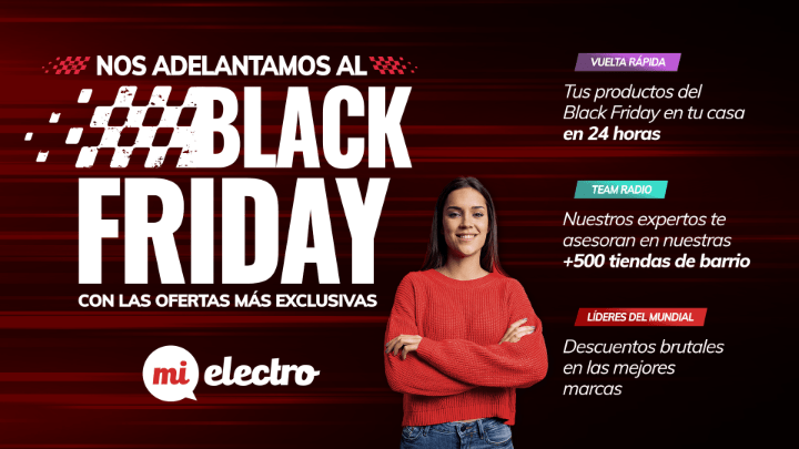 Imagen - El Black Friday ya está en Mi Electro: estas son las ofertas que no te puedes perder