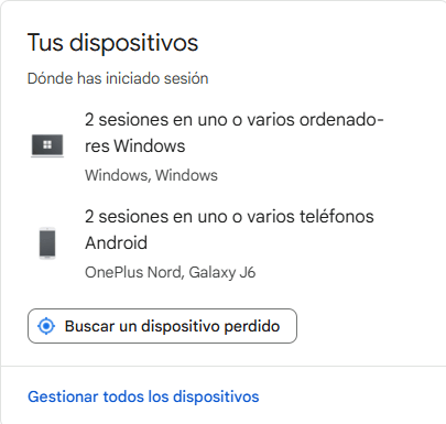 Imagen - Cómo quitar un dispositivo de una cuenta de Google