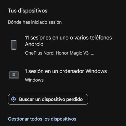 Imagen - Cómo quitar un dispositivo de una cuenta de Google