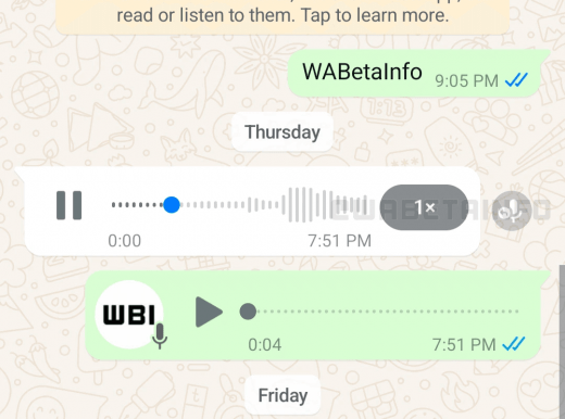 Imagen - WhatsApp añade respuesta rápida a los mensajes de voz