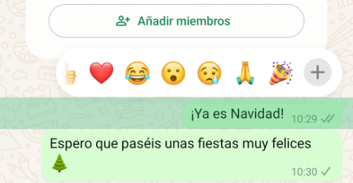 Imagen - Ya es Navidad en WhatsApp: acaba de incorporar este curioso detalle festivo