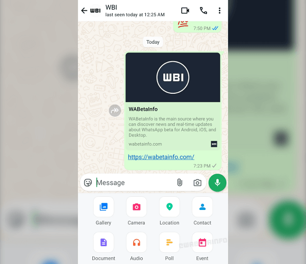 Imagen - WhatsApp permitirá crear eventos en chats individuales