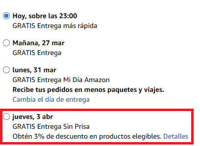 Imagen - Amazon te hace un descuento en la compra si activas esta opción