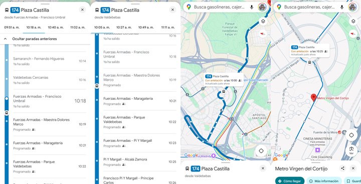 Imagen - Los buses de Madrid ahora se muestran en tiempo real desde Google Maps