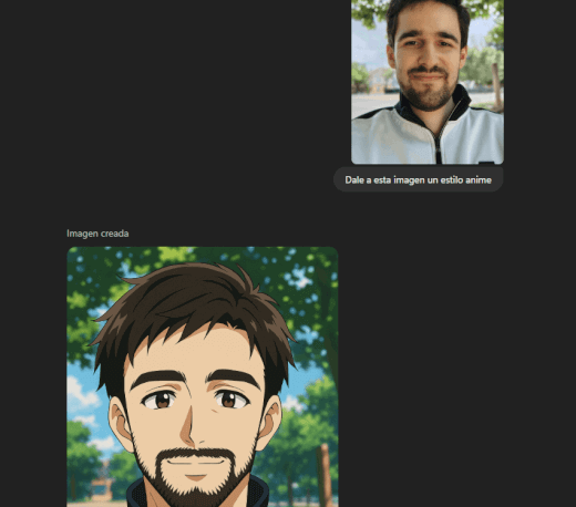 Imagen - Cómo convertir tus fotos en anime con ChatGPT