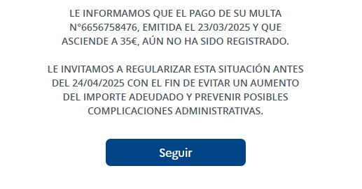 Imagen - Pago DGT 2025, ¿es fiable la web para pagar multas?
