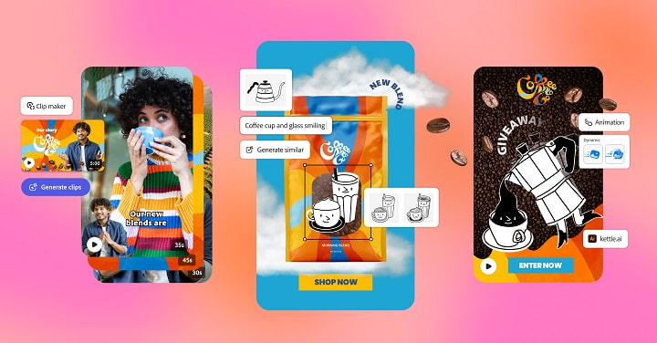 Imagen - Gran novedad en Adobe Express: crea proyectos &uacute;nicos con las herramientas de v&iacute;deo con IA