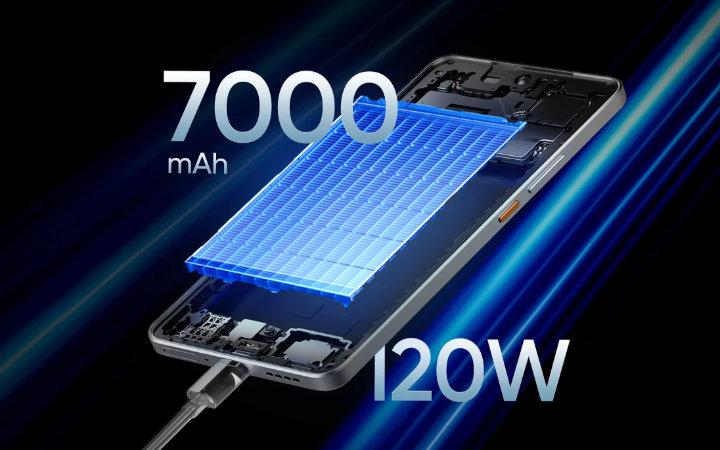 Imagen - realme GT 7: enorme batería de 7.000 mAh con carga rápida a 120 W