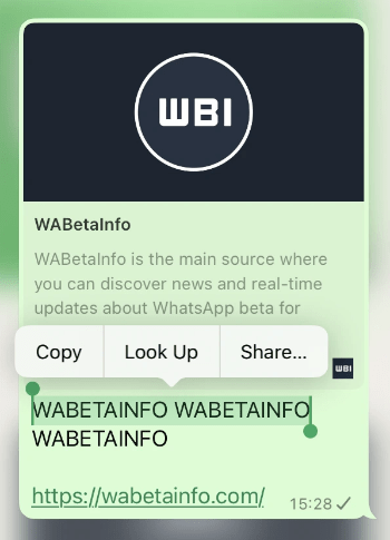 Imagen - WhatsApp mejorará la forma de copiar mensajes