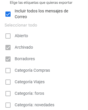 Imagen - Cómo transferir correos de una cuenta a otra