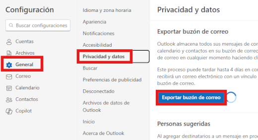 Imagen - Cómo transferir correos de una cuenta a otra