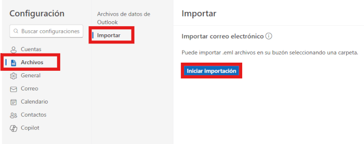 Imagen - Cómo transferir correos de una cuenta a otra