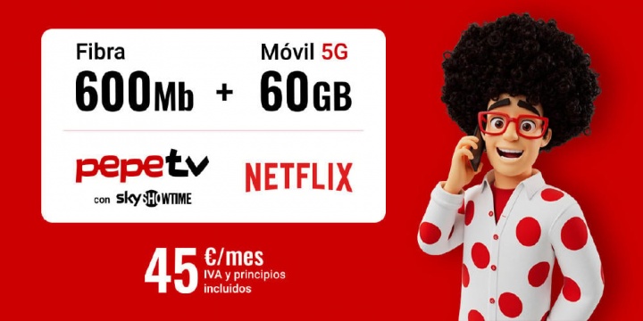 Imagen - Nuevas tarifas Pepephone (julio 2025): fibra, móvil y TV