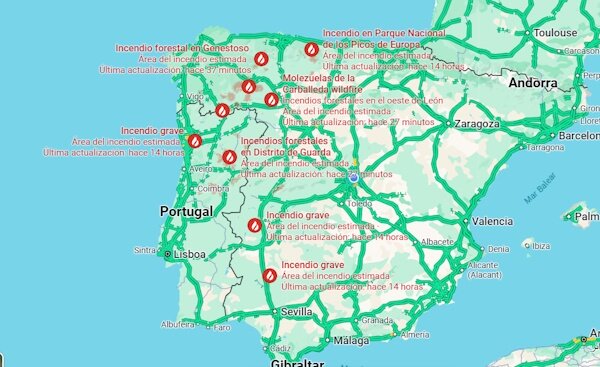 Imagen - Cómo ver el mapa de incendios en Google Maps