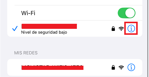 Imagen - Cómo desactivar la dirección MAC aleatoria en iOS