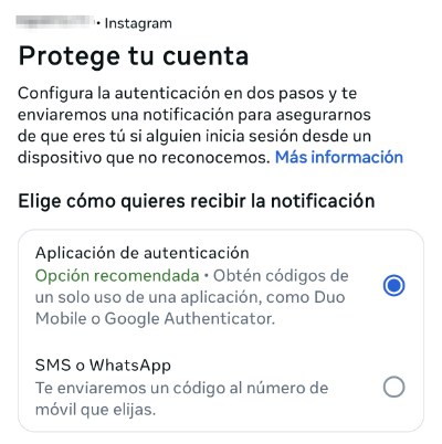 Imagen - Protección avanzada de cuenta en Instagram: así evita que te roben tu perfil