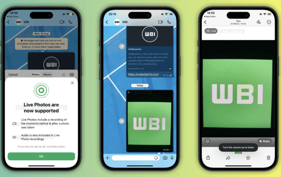 Imagen - WhatsApp para iPhone soportará Live Photos y Liquid Glass: así serán estas novedades