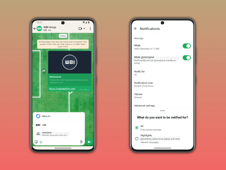 Imagen - WhatsApp permitir&aacute; silenciar las menciones en grupos
