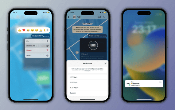 Imagen - WhatsApp prepara todas estas novedades: recordatorios, menciones grupales y más