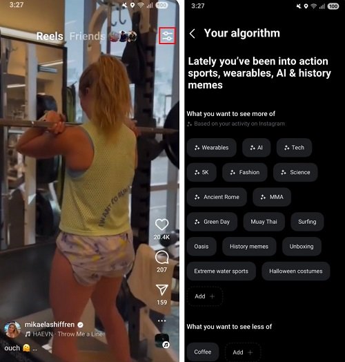 Imagen - Instagram te permitirá elegir los temas de los Reels que te aparecerán