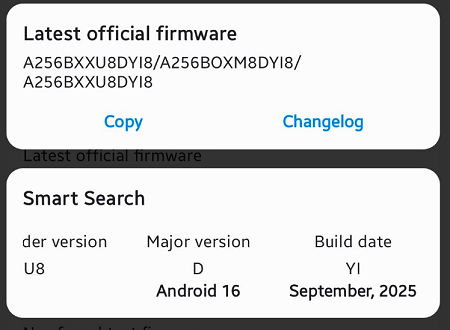 Imagen - Llega Android 16 al Galaxy A25 junto con el nuevo One UI 8