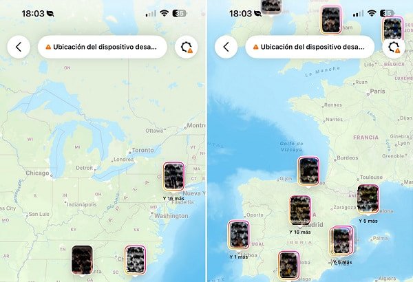 Imagen - El mapa de Instagram llega a España: así puedes ver dónde están tus amigos, y ellos a ti