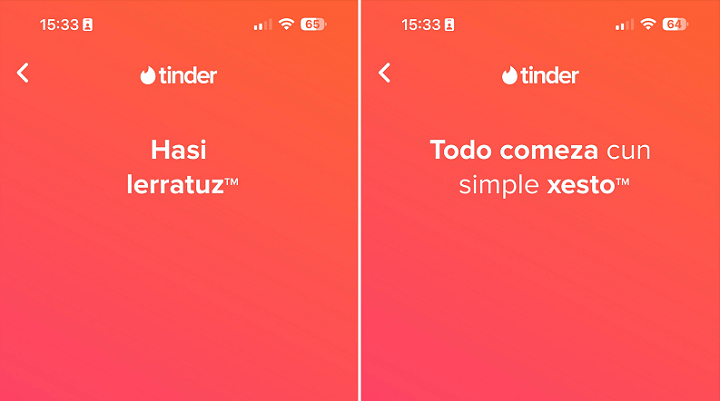 Imagen - Tinder ya está disponible en gallego y euskera, además de catalán
