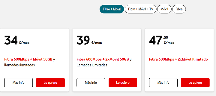 Imagen - Tarifas Vodafone con Unicaja: cómo funcionan y, ¿valen la pena?