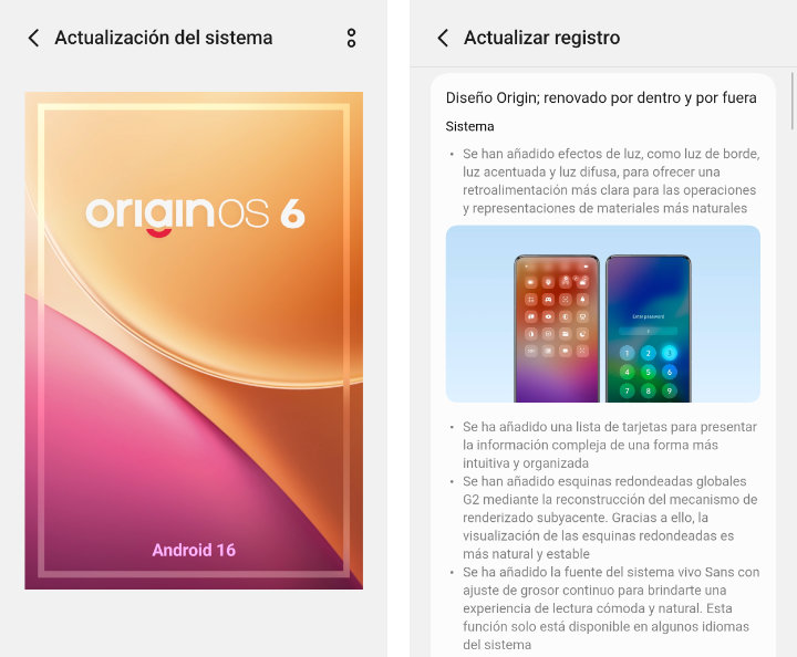 Imagen - Llega la actualizaci&oacute;n de OriginOS y Android 16 a los m&oacute;viles de Vivo