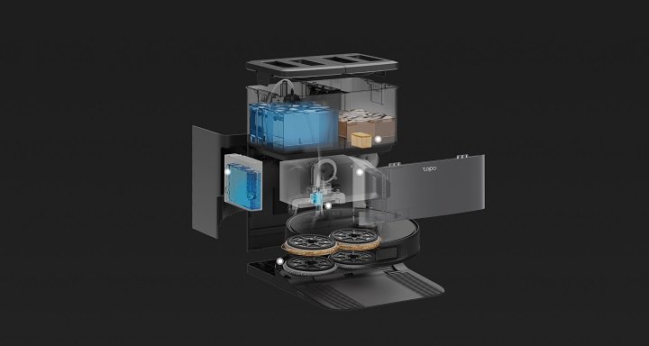 Imagen - Tapo RV50 Pro Omni es el robot definitivo: aspira y friega con autolimpieza en su base